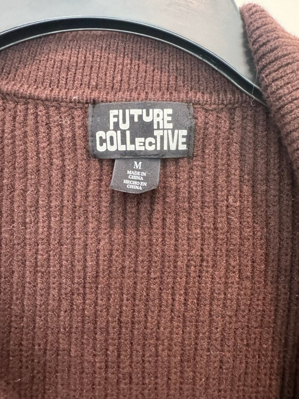 Target Future Collective Women's Embellished Collar Cardigan Sweater - Picture 4 of 5